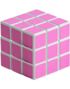 Rosa Rubiks Inspirert Kube for Blondiner