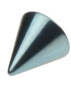4 mm - Ljusblå Spike (Titankula)
