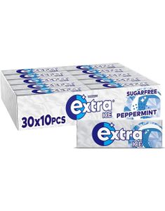 30 st Extra Ice Peppermint Tuggummi Packs - Hel Box 420 gram