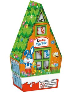 Kinder Mini Mix House - Forskjellige Kinder Sjokolader 78 gram