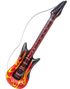 Uppblåsbar Gitarr med Flammor - 105 cm