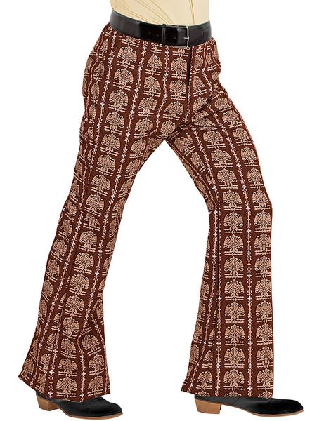 70 Tals Retro Damask Byxor för Män