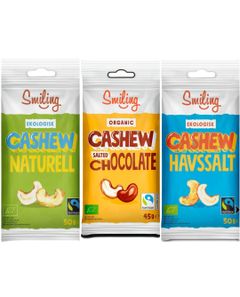 Taste Them All - Smiling Ekologiska Nötter - Paketerbjudandene