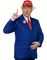 Donald Trump Set med Kostymjacka, Keps, Slips och Pin