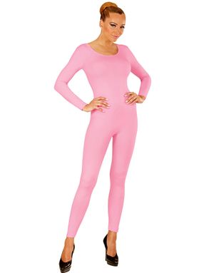 Rosa Bodysuit med Långa Ärmar