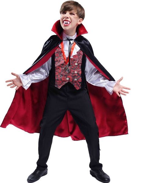 Vampyr Dracula Barnekostyme