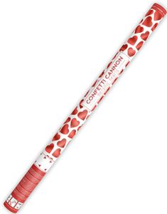 Röda Hjärtan - Stor Konfettikanon 80 cm