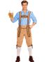 Beige Lederhosen med Hängslen