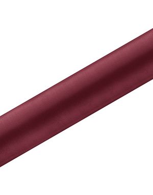 MÖRK RÖD Bordslöpare i Satin 36 cm x 9 meter