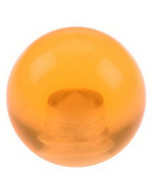 Orange Akrylkula till 1,6 mm Stång