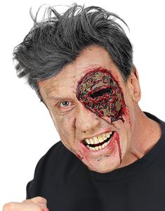 Zombie Eye - Latex Protes med Fästmedel