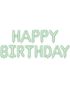 Grønn Happy Birthday Folieballong - Banner 340x35cm 