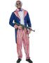 The Purge Inspirert Uncle Sam Kostyme til Herre med Maske
