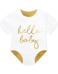 20 stk Romper/Body Formede Servietter 32,5x31 cm