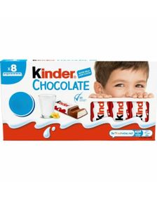 8 Stk Kinder Sjokolader 100 gram