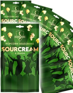 16 st Sundlings Premium Popcornkrydda - Sourcream & Onion - Hela Lådan 416 Gram