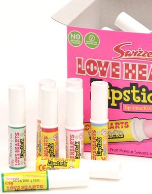 60 stk Swizzels Love Hearts Lipstick