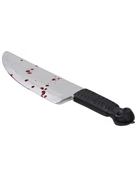 Slaktkniv med Blod - 39 cm Maskeradtillbehör