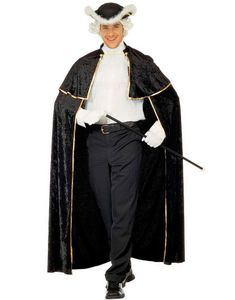 Venetiansk Cape med halsduk -142 cm