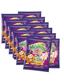24 stk Mamba Magic Sticks - Karamell Stenger med Forskjellige Frukt- og Bærsmaker 3,36 kg