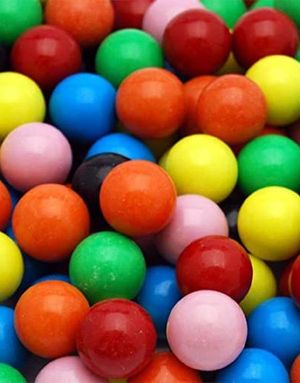 3 kg Zed Gobstoppers - Jättestor Påse med Färgglada Evighetskulor 21-22 mm