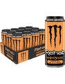 12 st Monster Energy Rehab Peach Tea - Energidryck med Persikosmak - Helt Brett 12x458 ml (USA Import)