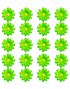 20 st Grön Dekorationsblommor