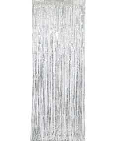 Silverfärgat Dörrdraperi 250x90 cm