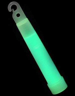Grön Glow Stick med Snöre