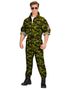 Camo Top Gun Inspirert Jagerpilot Herrekostyme - Large