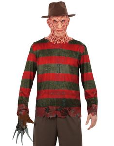 Freddy Kruger Kostymesett  - Lisensiert A Nightmare On Elm Street Kostyme