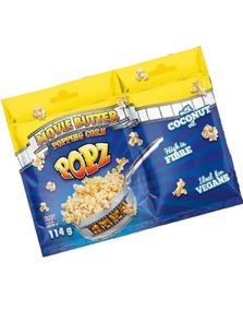 Popz Popcornkit Med Kokosolja Smaksatt Med Smörsmak 114g - Vegansk