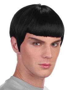 Spock Inspirerad Svart Peruk