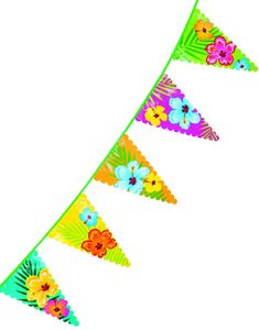 6 Meter Banner med Stora Vimplar - Hawaii Sunset