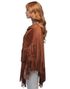 Brun Hippie Poncho - OneSize