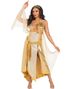 Golden Goddess - Gullfarget Gudinne Damekostyme - Medium