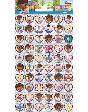 60 stk Doc McStuffins Klistremerker