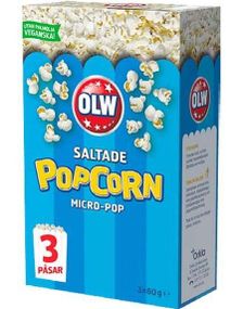 OLW Micro-Pop Salt - 3x80 gram