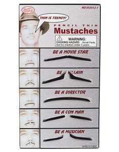 Smala Lösmustascher – Set med 5 st 