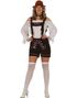 Mørk Brun Oktoberfestkostyme til Dame - Strl L