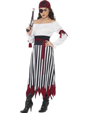 Miss Pirate Lady Damkostym