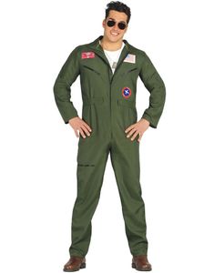 Top Gun Inspirerad Herrdräkt