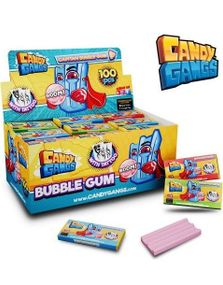 100 stk Capitan Bubble Gum - Tyggegummier med Tatoveringer i 3 Smaker - Hel Eske 350 gram