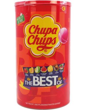 100 stk Chupa Chups The Best of - Stor Boks med Kjærligheter 1200 gram