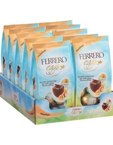 10 poser med 10 stk Ferrero Mini Egg Hazelnut 100g - Hel Eske