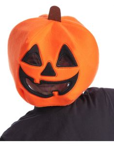 Halloween Gresskarmaske - Oransje Jack-o’-Lantern Maske