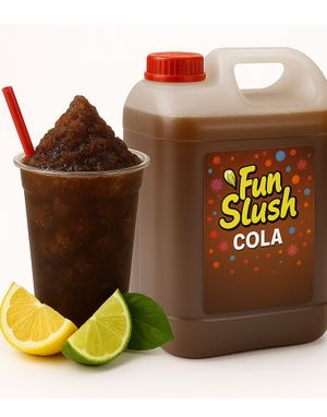 5 liter Cola Slush-Koncentrat – 30 liter Färdig Popz Fun Slush