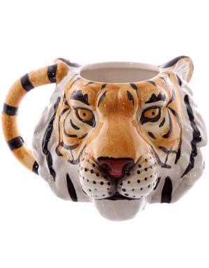 Tigerhuvud Formad Keramik Kopp