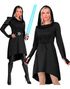 Svart Star Wars Inspirert Kostymekjole - Small