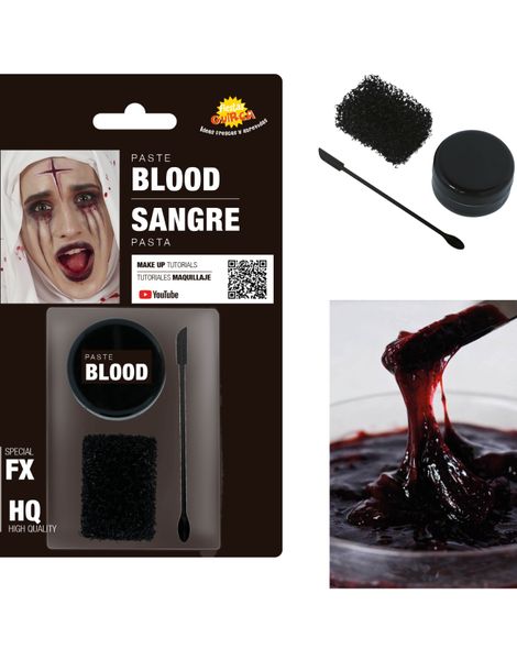 Blodpasta / Blood Paste med Svamp & Spatel (3,5 g)